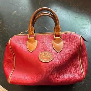 Vintage Red Doonie & Bourke Handbag